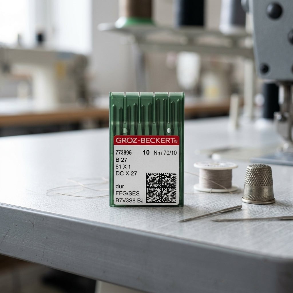Aguja para Overlock B27 N° 100 Groz-Beckert para máquina de coser industrial — Sartoria Studio