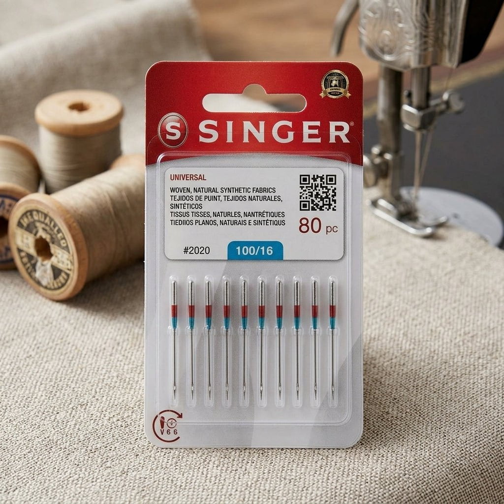 Aguja Singer Universal 100/16 para máquina doméstica pack 5 unidades — Sartoria Studio