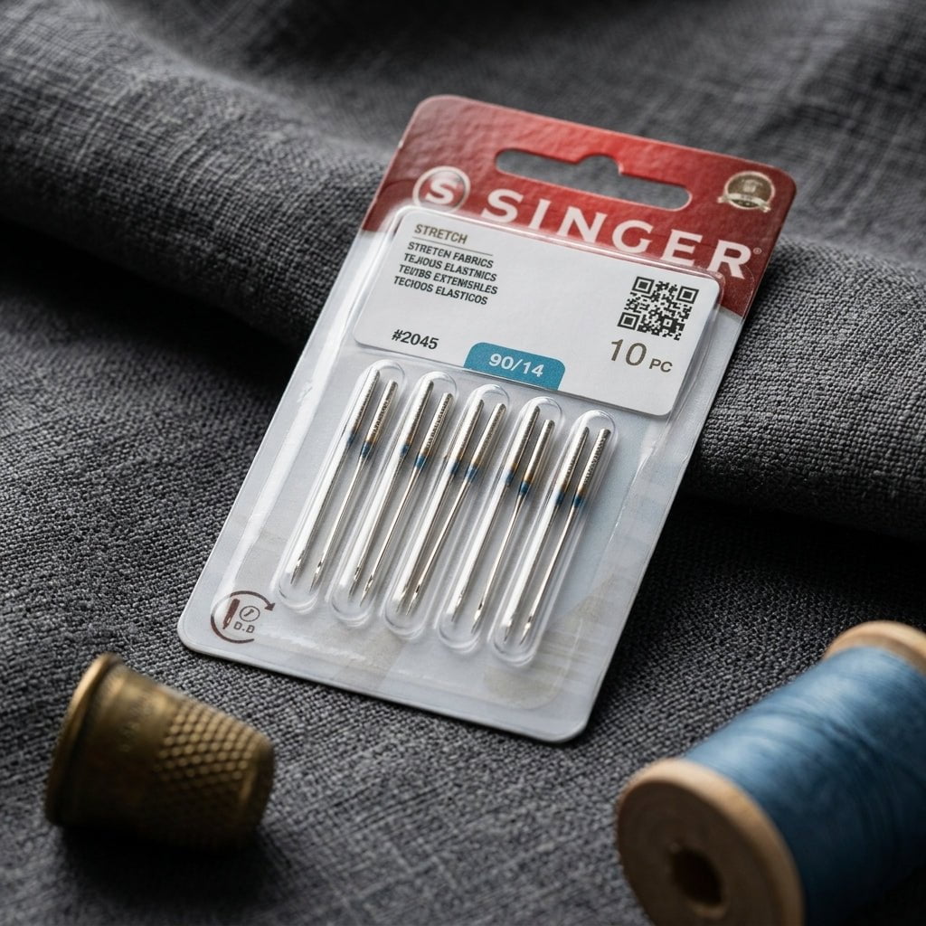 Aguja Punta Bola para Telas Elásticas N° 90/14 Singer para máquina de coser casera — Sartoria Studio