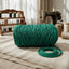 Cordón Tripolino Verde Botella 100 m para macramé y manualidades — Sartoria Studio