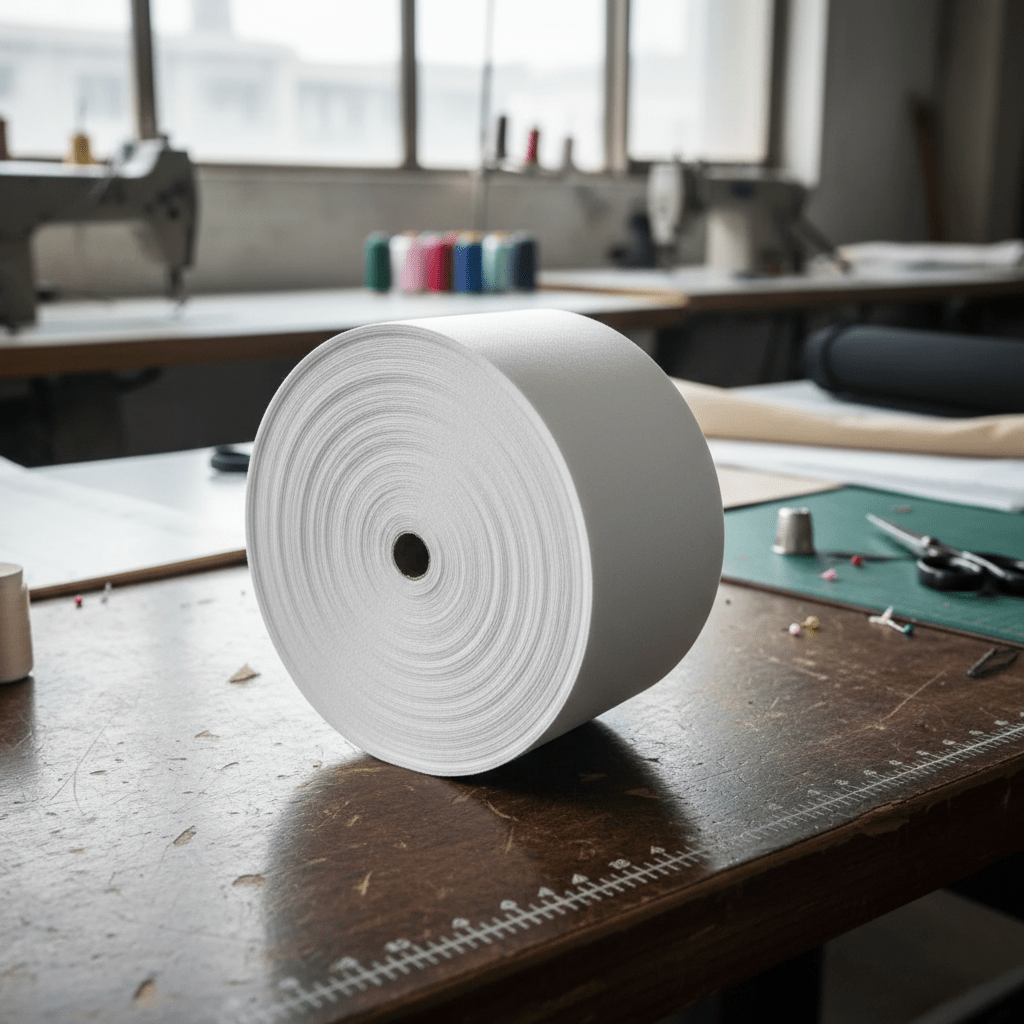 Elástico blanco para costura rollo 50 m — Sartoria Studio