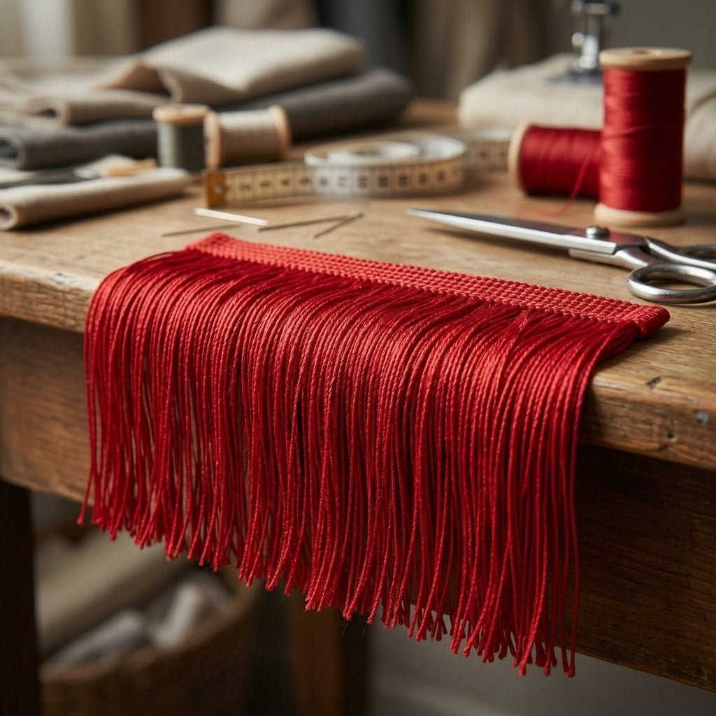 Fleco Decorativo 7 cm Rojo decorativa — Sartoria Studio