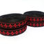 Pasamanería Étnica Rombo Rojo 4 cm — Sartoria Studio