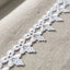 Tira de Guipur Flores y Hojas Blanco 3 cm — Sartoria Studio