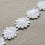Tira de Margaritas de Guipur Grandes Blanco — Sartoria Studio