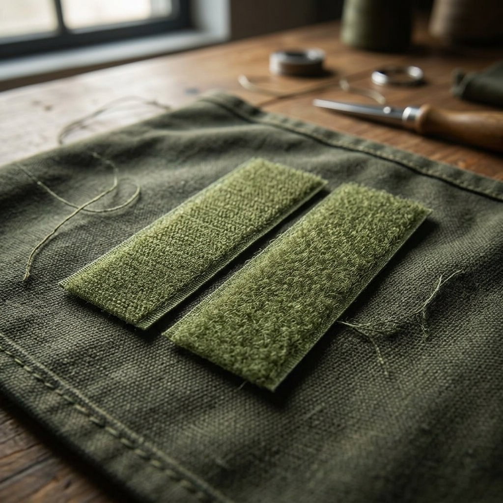 Velcro 5 cm Verde Musgo rollo 25 m para costura — Sartoria Studio