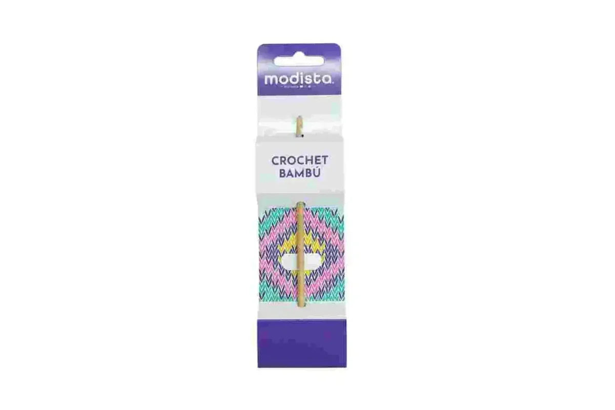 Aguja de Crochet de Bambú 8 mm para crochet y amigurumi — Sartoria Studio