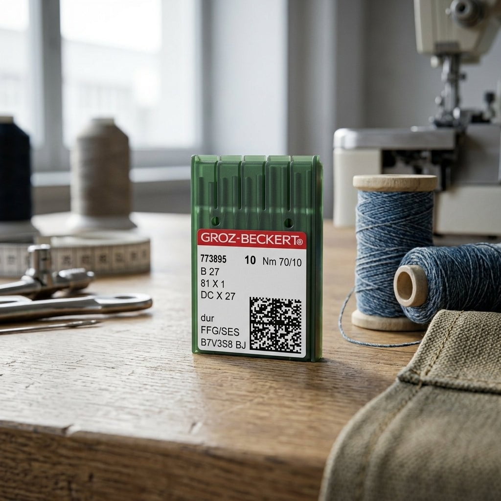 Aguja Industrial Overlock B27 para Telas Pesadas — Sartoria Studio