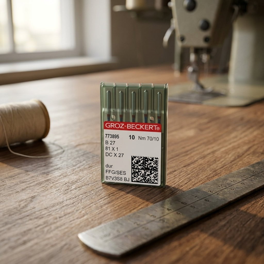 Aguja para Overlock B27 N° 70 Groz-Beckert para máquina de coser industrial — Sartoria Studio