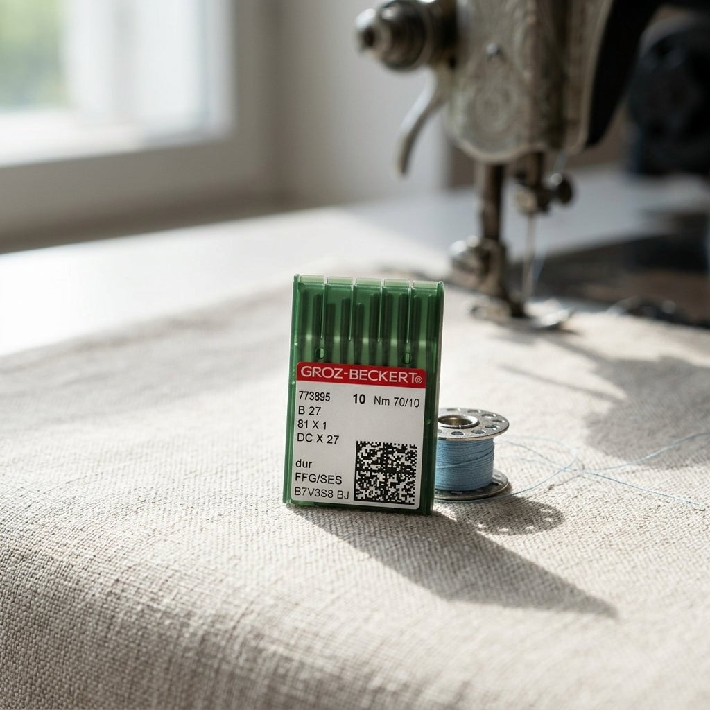 Aguja Overlock Industrial B27 70/10 para Tela Ligera y Media — Sartoria Studio