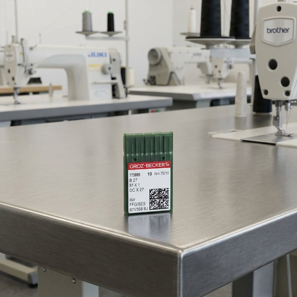 Aguja Overlock Industrial B27 80 para máquinas de coser — Sartoria Studio