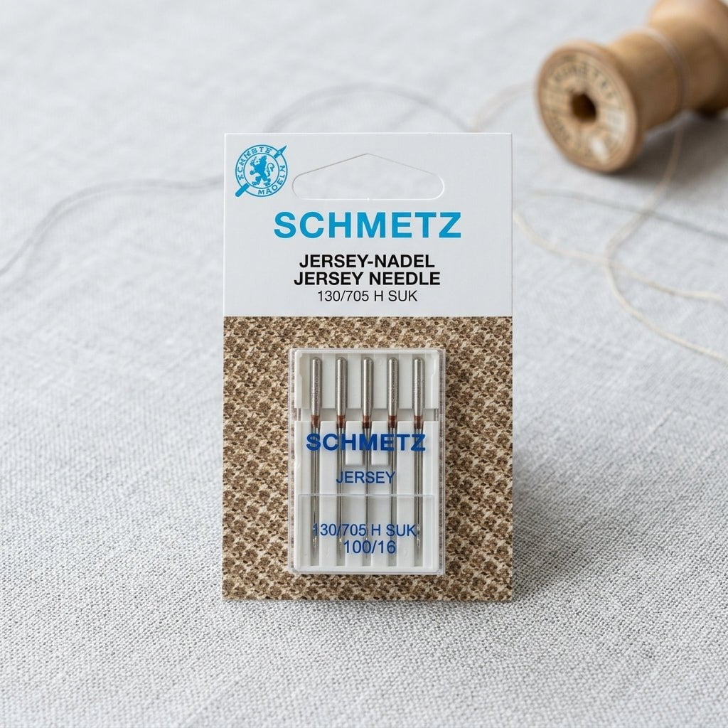 Aguja Schmetz Elástica 100/16 para telas flexibles — Sartoria Studio