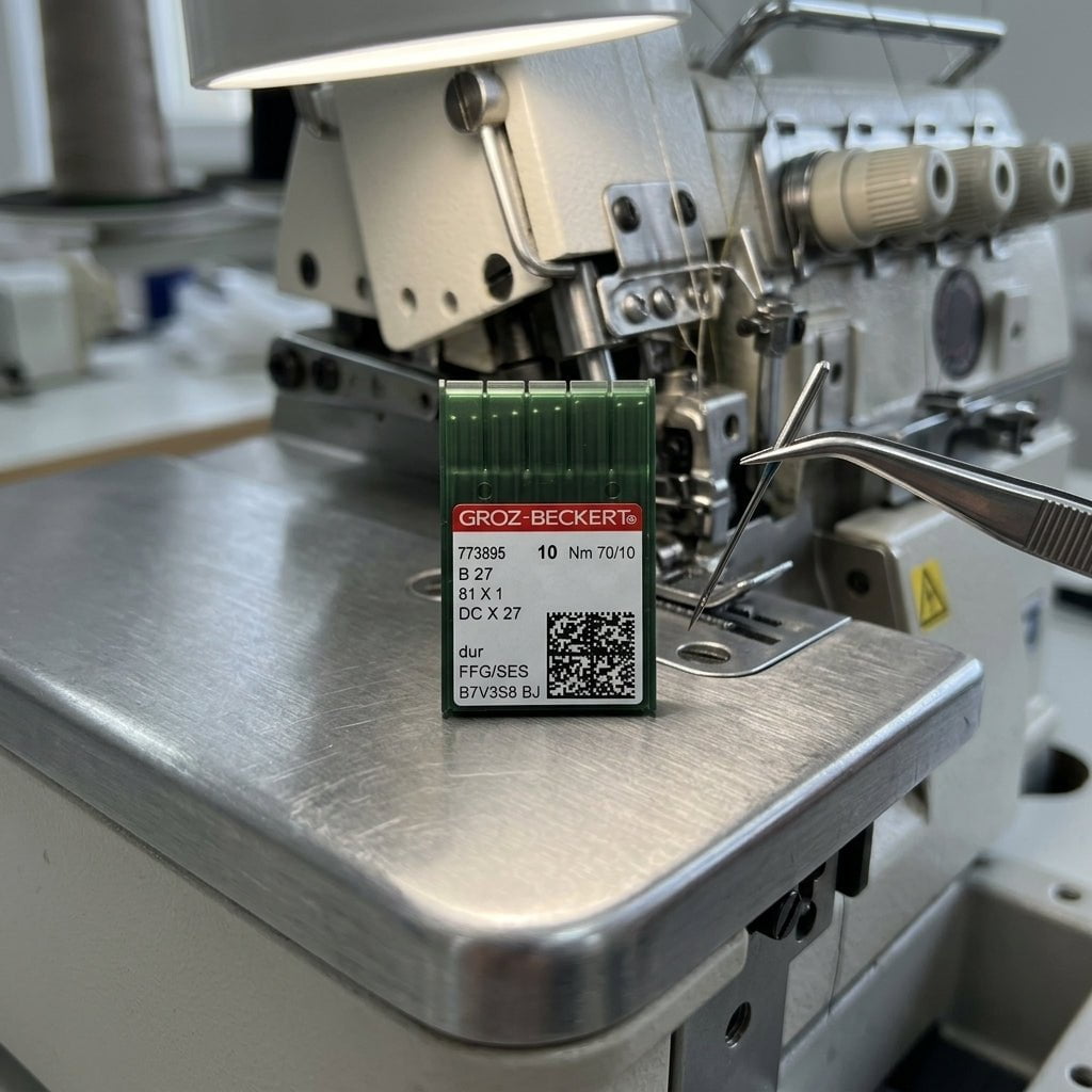 Aguja para Overlock B27 N° 90 Groz-Beckert para máquina de coser industrial — Sartoria Studio