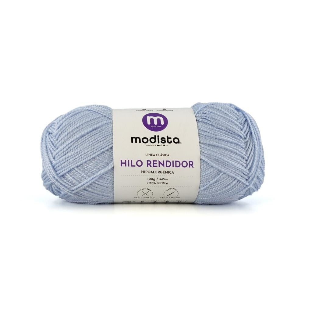Azul Bebe Hilo Rendidor Modista 100g - Económico para Tejido y Manualidades