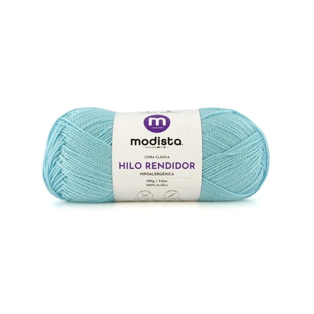 Azul Cielo Hilo Rendidor Modista 100g - Económico para Tejido y Manualidades