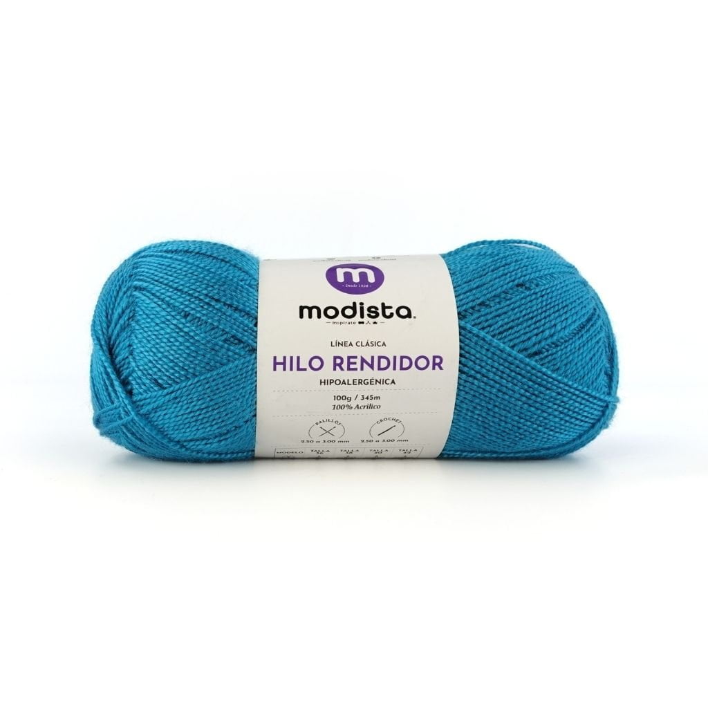 Azul Claro Hilo Rendidor Modista 100g - Económico para Tejido y Manualidades