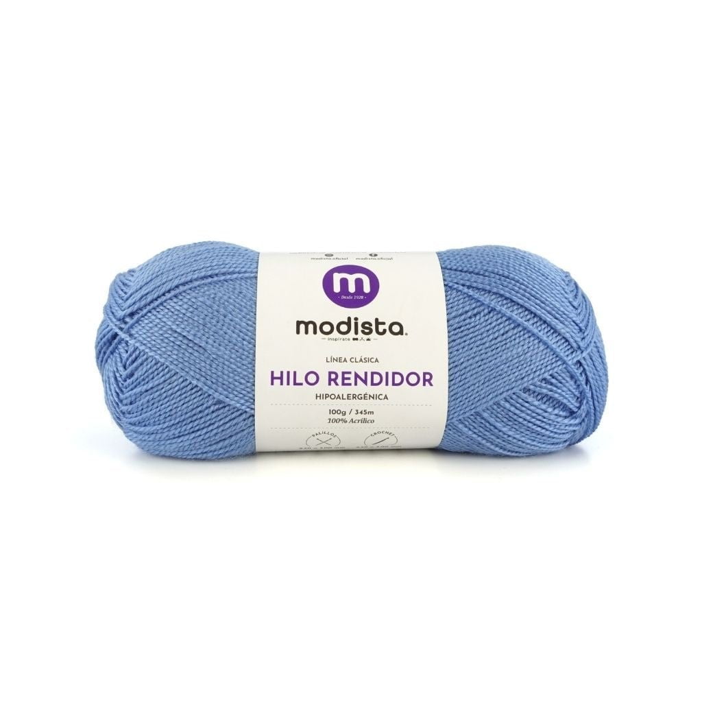 Azul Persa Hilo Rendidor Modista 100g - Económico para Tejido y Manualidades