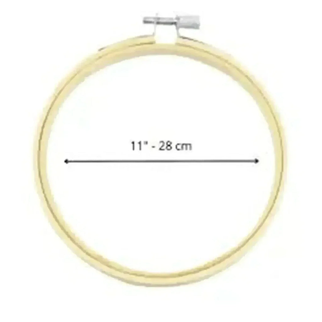 Bastidor Bambú 30cm para Bordado de Alta Calidad — Sartoria Studio