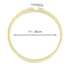 Bastidor Bambú 30cm para Bordado de Alta Calidad — Sartoria Studio