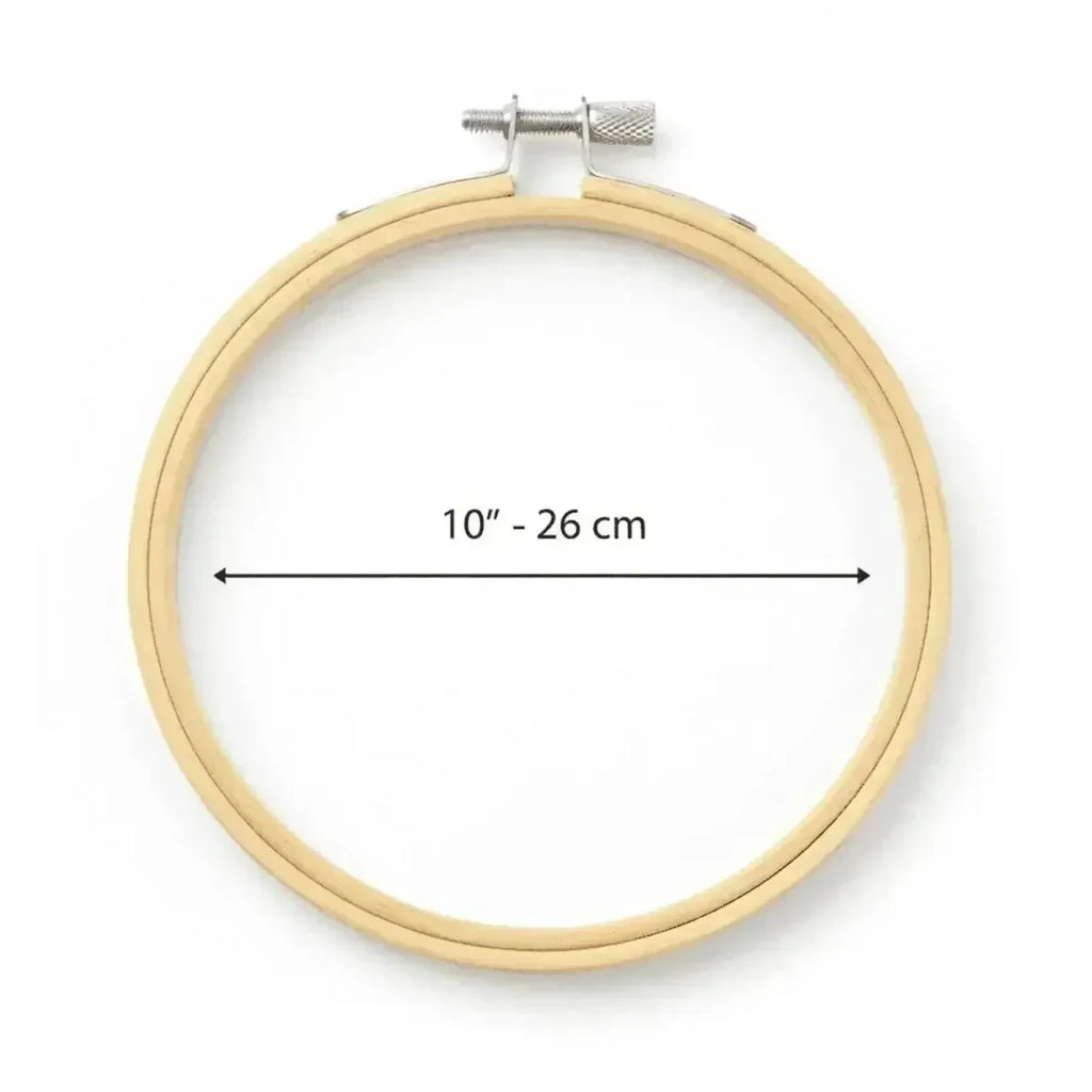Bastidor de Bambú para Bordado — 26 cm — Sartoria Studio
