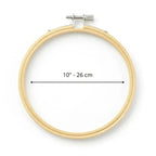 Bastidor de Bambú para Bordado — 26 cm — Sartoria Studio
