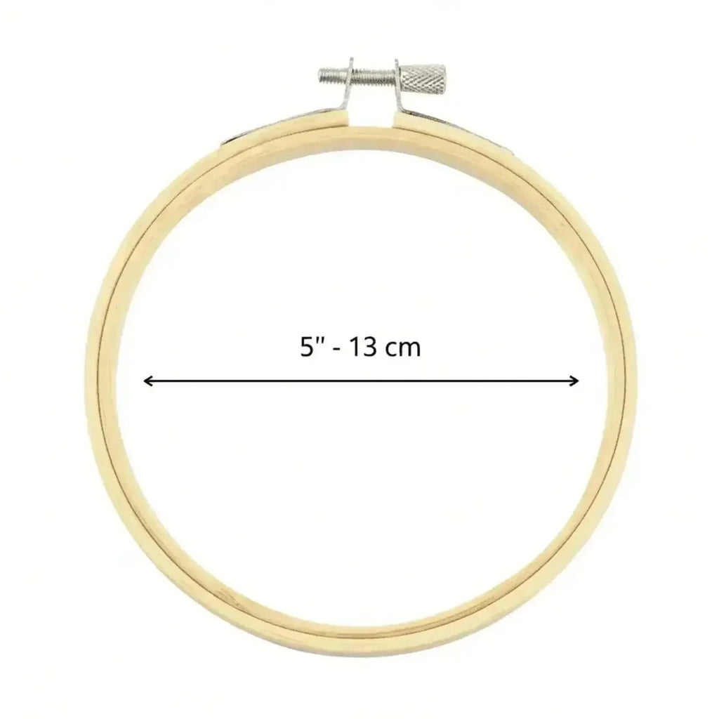 Bastidor de Bambú N°5 13cm para Bordado y Versatilidad — Sartoria Studio