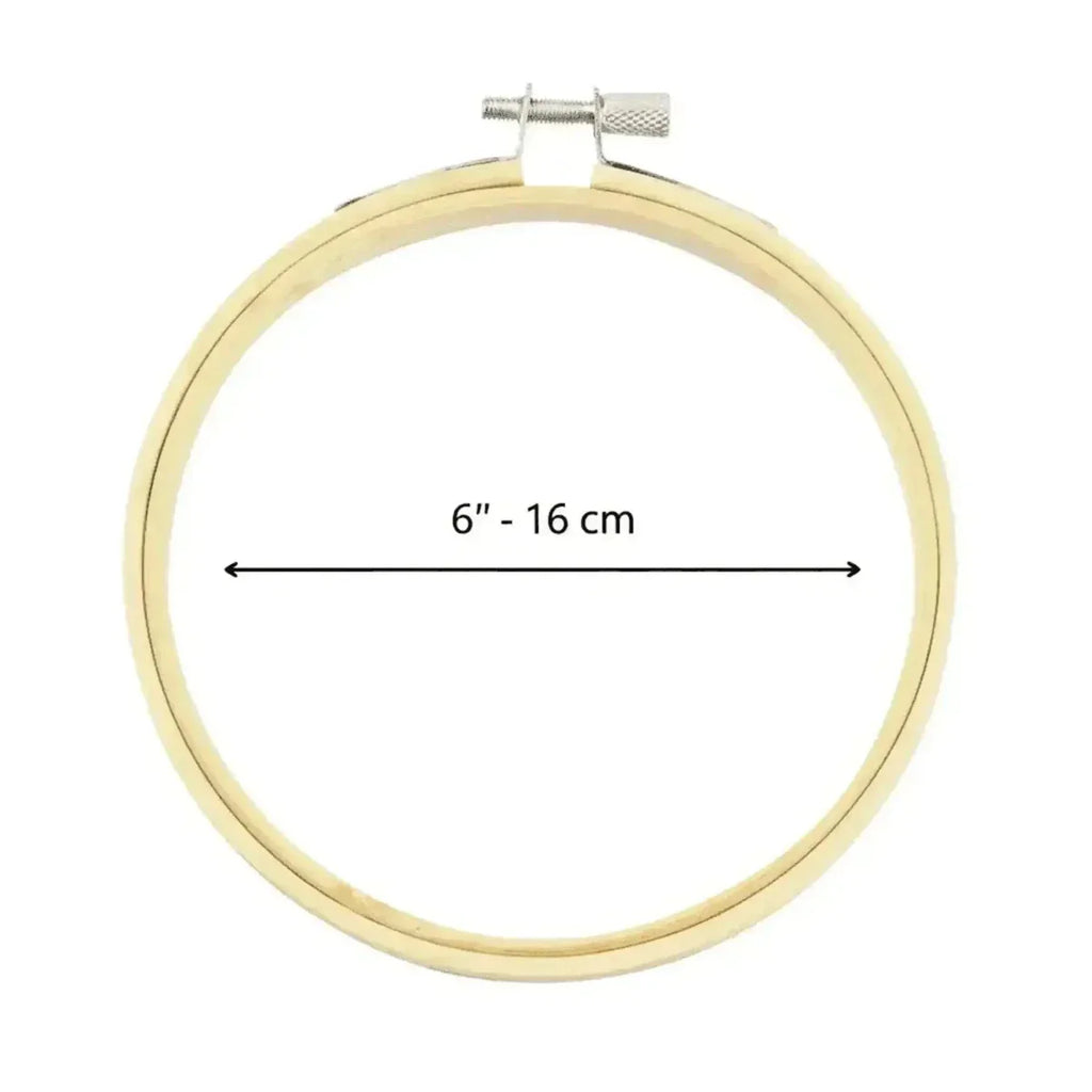 Bastidor de Bambú para Bordado 16cm — Sartoria Studio