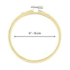 Bastidor de Bambú para Bordado 16cm — Sartoria Studio