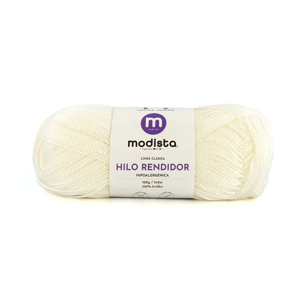 Blanco Hilo Rendidor Modista 100g - Económico para Tejido y Manualidades — Sartoria Studio