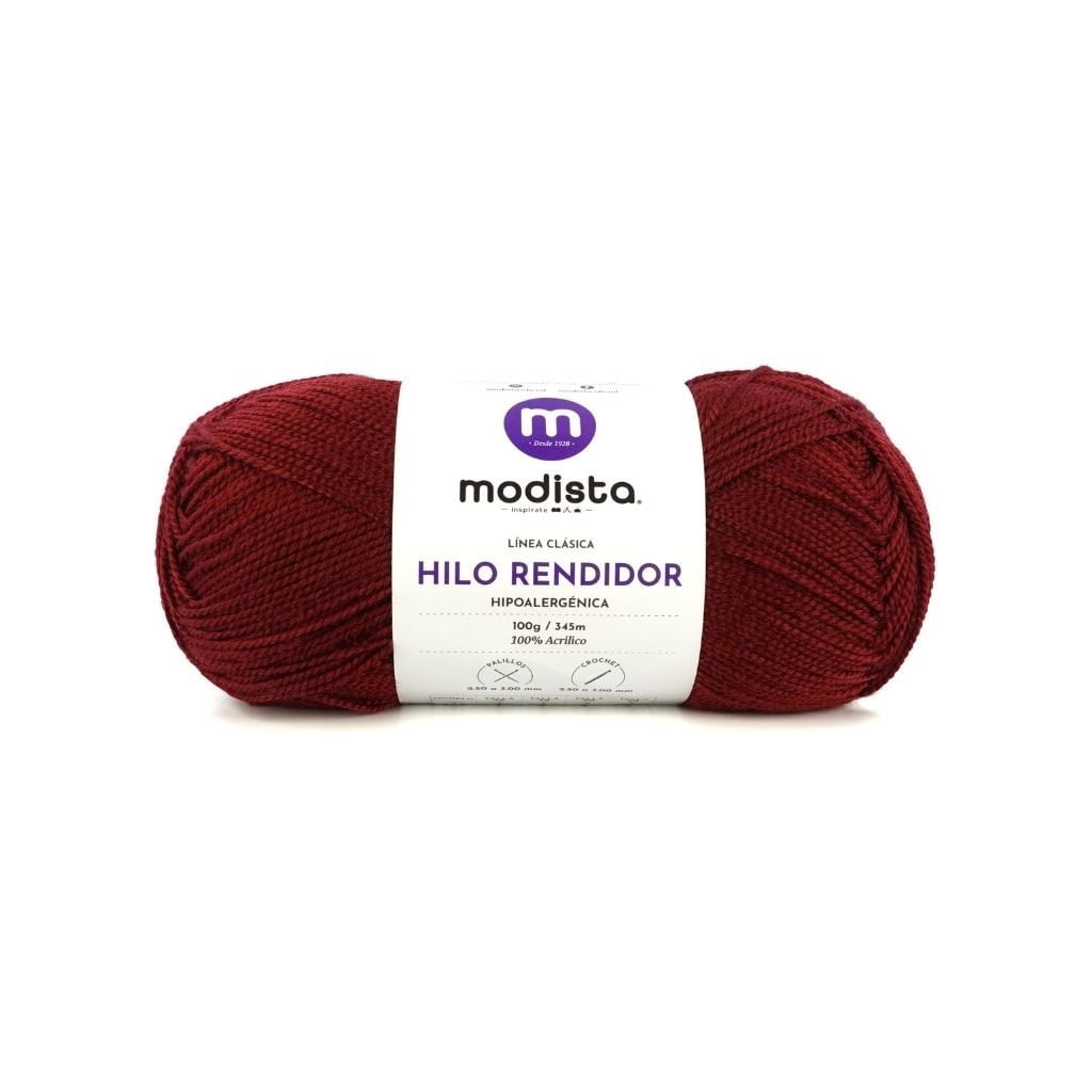Burdeo Hilo Rendidor Modista 100g - Económico para Tejido y Manualidades