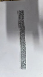 Cinta Glitter Plata 2 cm Metalizada, pasamanería decorativa por metro — Sartoria Studio