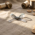 Cinta Glitter Plata 2 cm Metalizada — Sartoria Studio