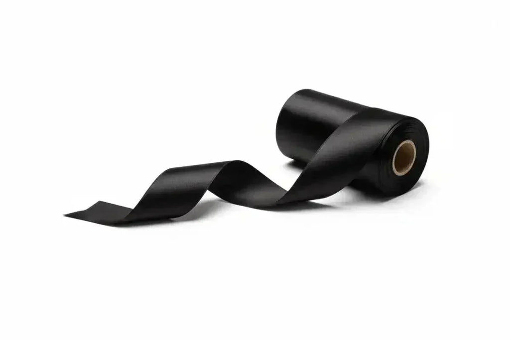 Cinta Satinada 2.5 cm × 50 m — 59 Colores, cinta decorativa para costura — Sartoria Studio