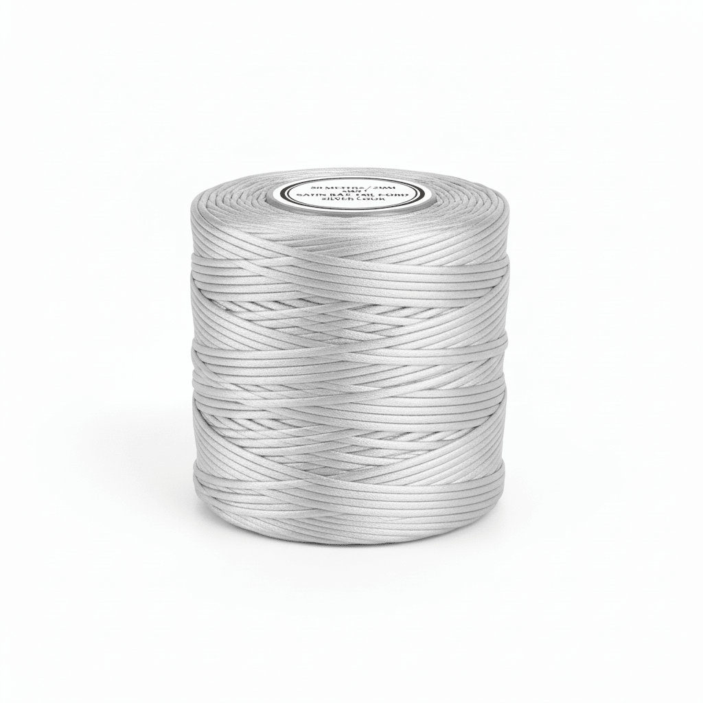 Cordón Cola de Ratón Satinado — 2.0 mm × 50 m — Sartoria Studio, mercería desde 1957