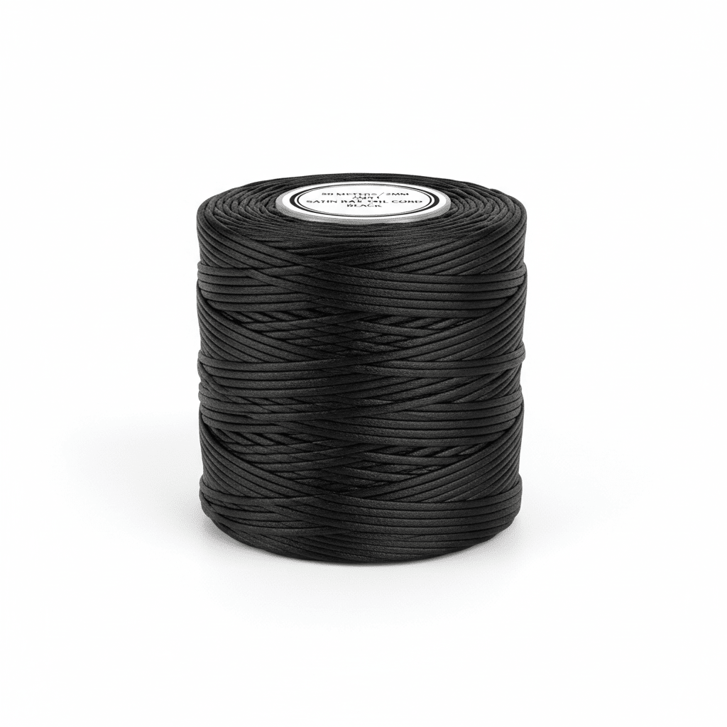 Cordón de Satén Cola de Ratón — 2.0 mm × 50 m