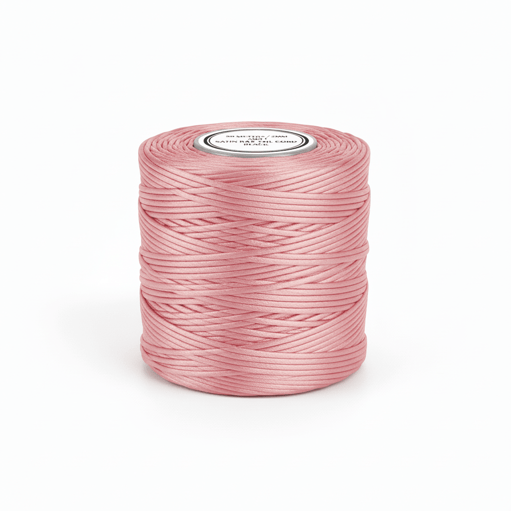 Cordón Cola de Ratón Satinado — 2.0 mm × 50 m — cordón para macramé y manualidades en Sartoria Studio
