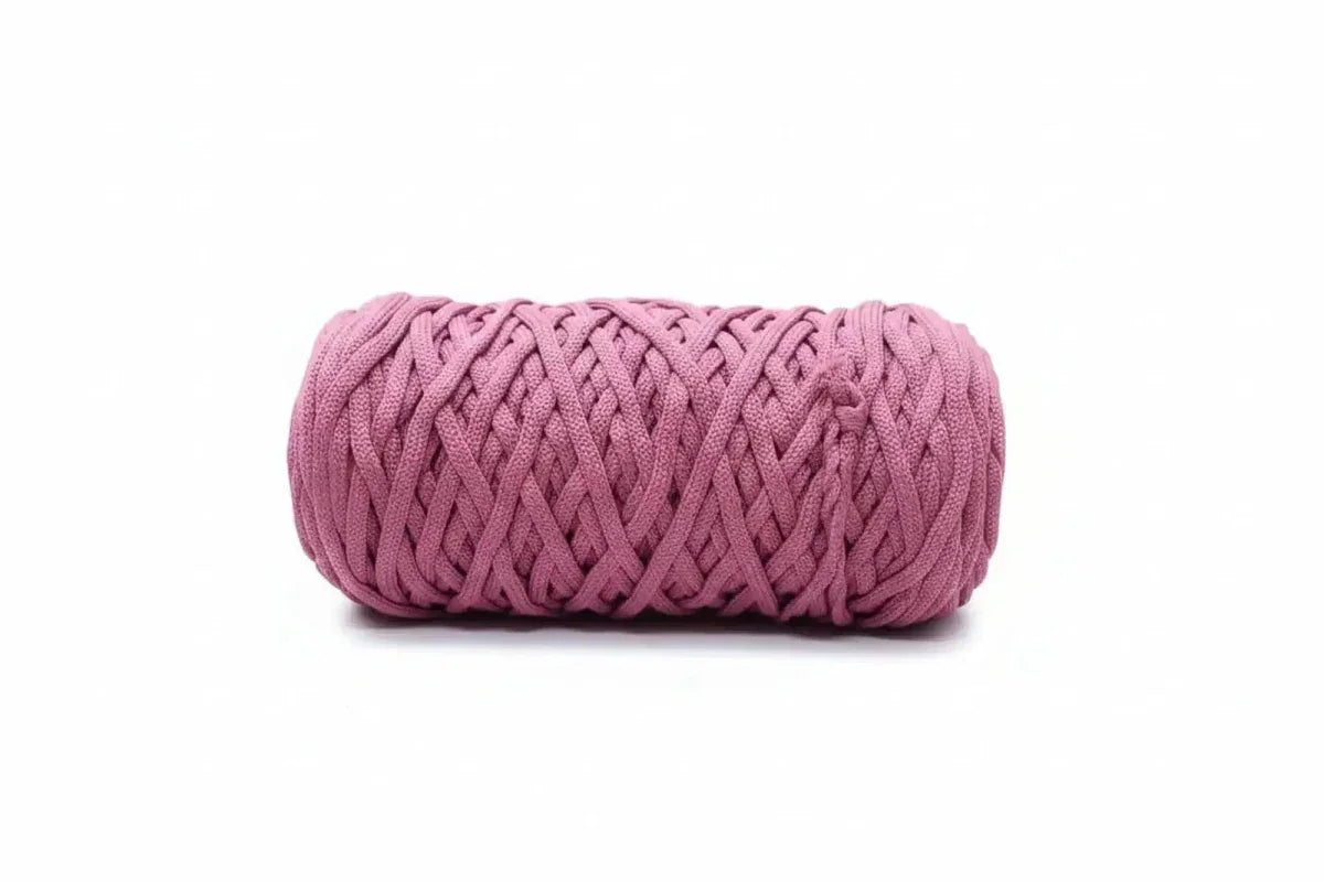 Cordón Tripolino Palo de Rosa — 100 m, cordón para macramé y manualidades — Sartoria Studio