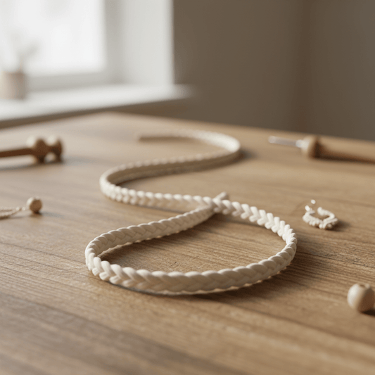 Cordón Trenzado 16 mm para macramé y manualidades — Sartoria Studio