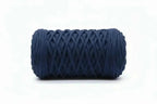 Cordón Tripolino Azul Marino — 100 m, cordón para macramé y manualidades — Sartoria Studio