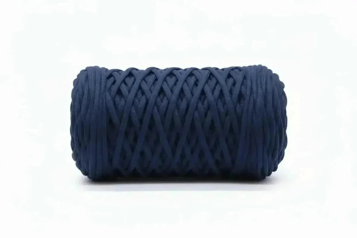 Cordón Tripolino Azul Marino — 100 m, cordón para macramé y manualidades — Sartoria Studio