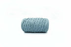 Cordón Tripolino Plomo — 100 m, cordón para macramé y manualidades — Sartoria Studio