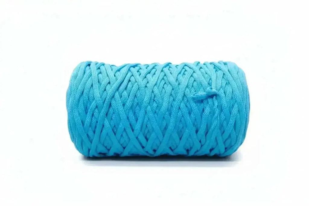 Cordón Tripolino Celeste — 100 m, cordón para macramé y manualidades — Sartoria Studio
