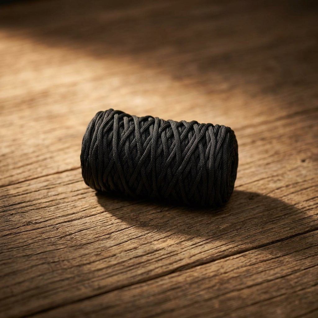 Cordón Tripolino Negro 100m - Ideal para Manualidades y Costura — Sartoria Studio