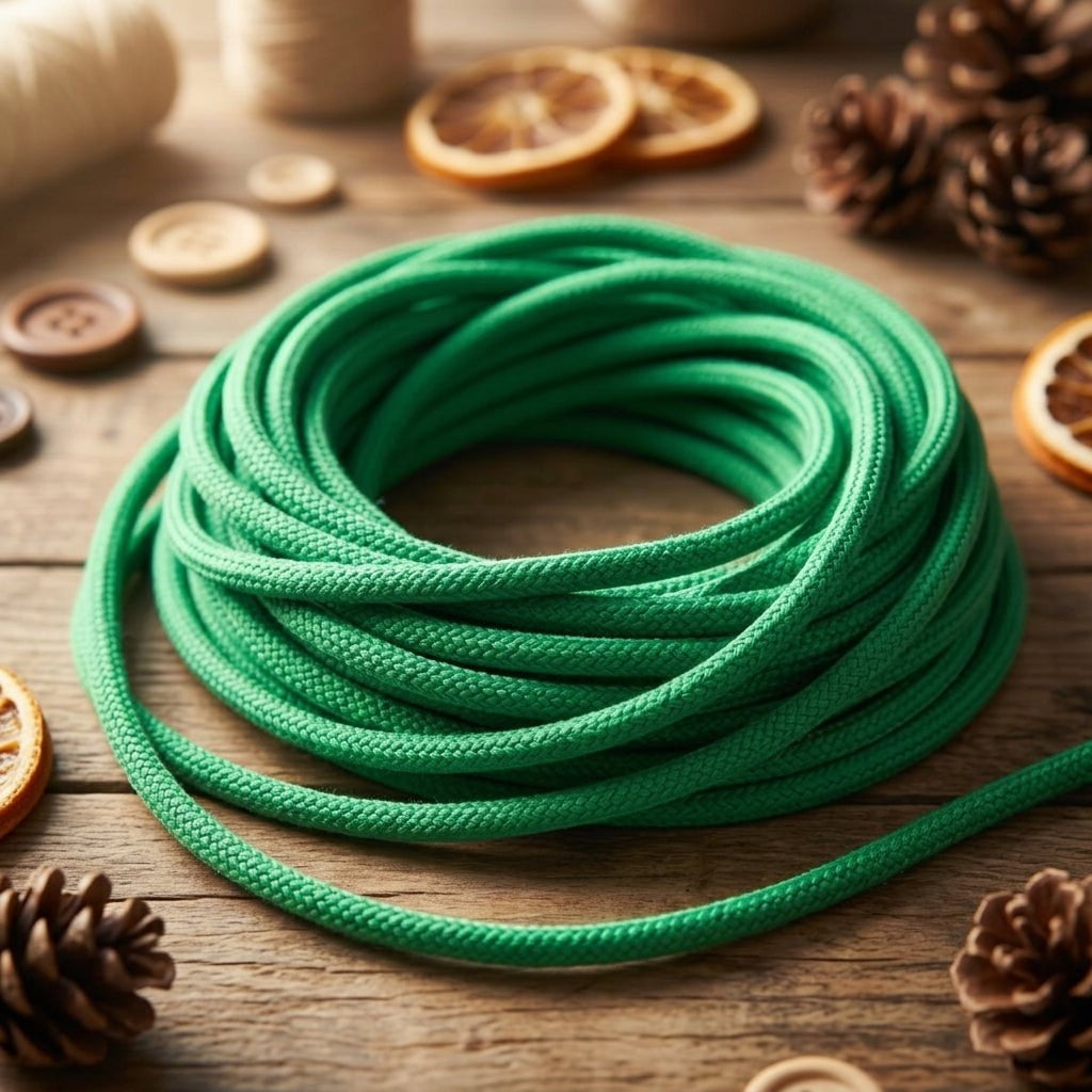 Cordón Tripolino Verde 100 m para macramé y manualidades — Sartoria Studio Main image