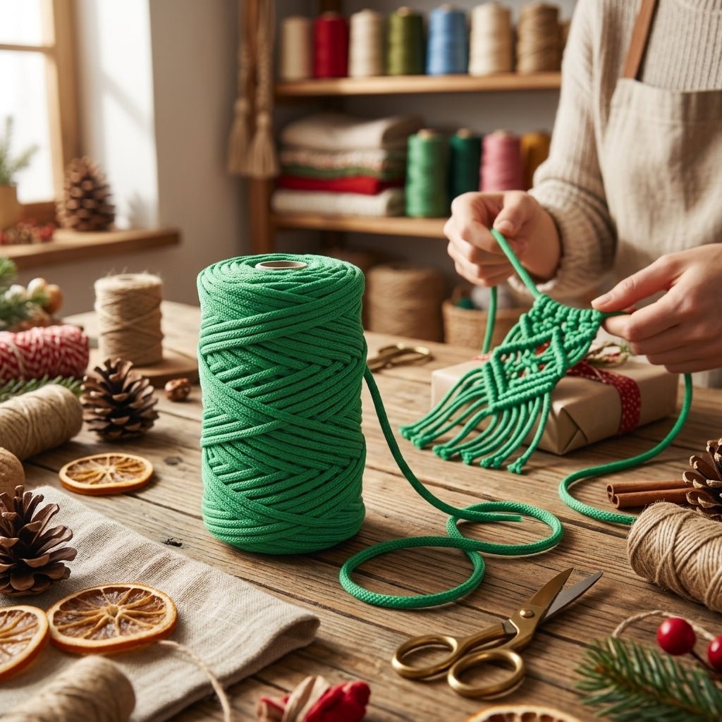 Cordón Verde Navidad Ideal para Proyectos Creativos — Sartoria Studio