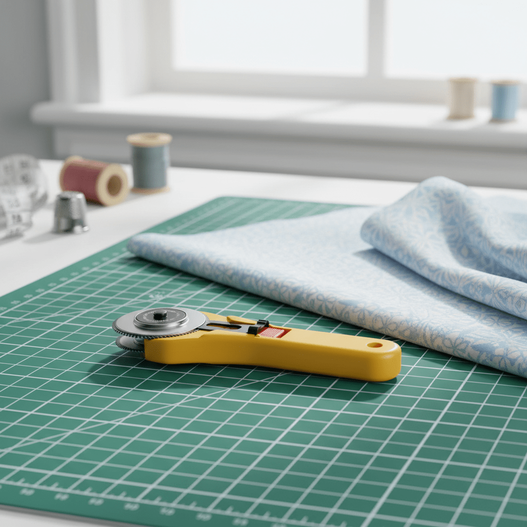 Cutter Rotativo Prym Olfa — 45 mm, material para manualidades — Sartoria Studio