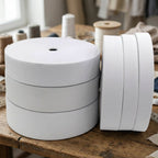 Elástico Blanco 3.5 cm Rollo 50 m para costura y confección — Sartoria Studio