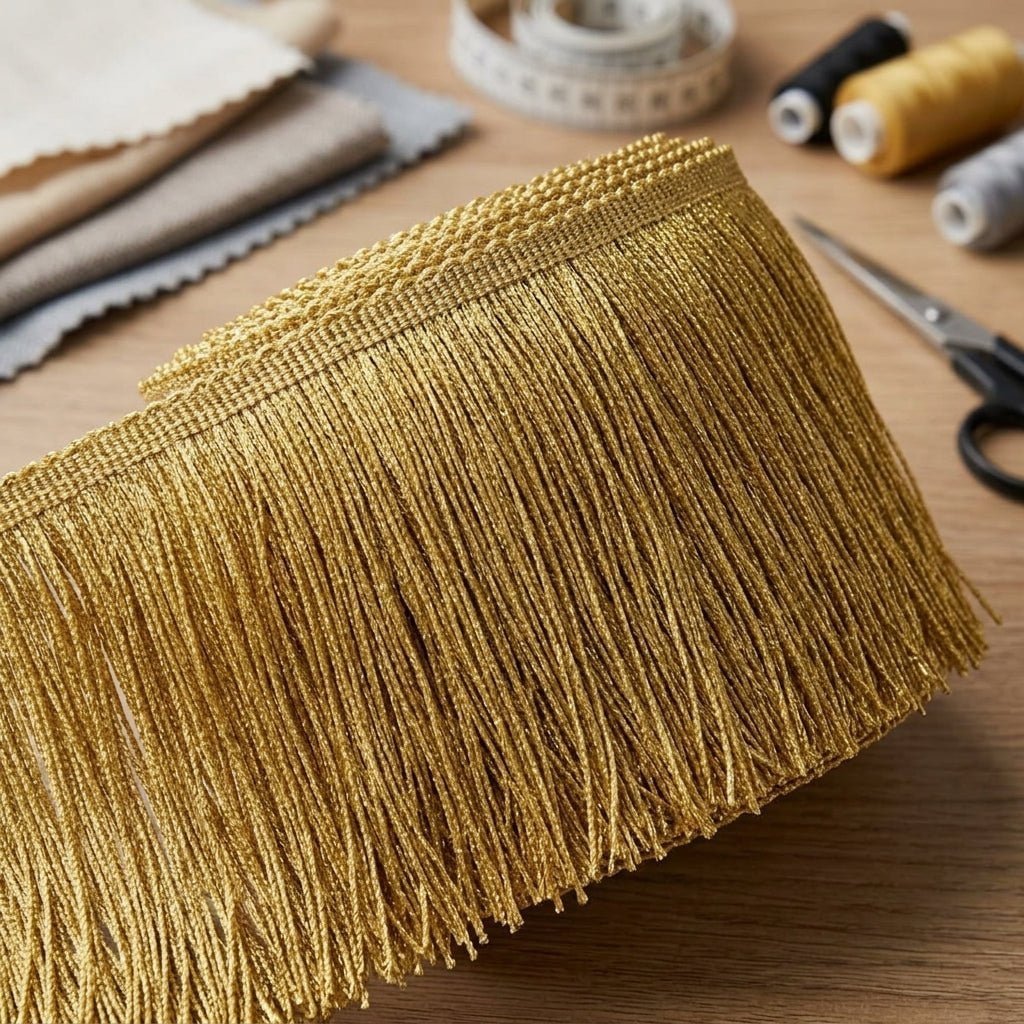 Fleco Decorativo 7 cm Dorado decorativa — Sartoria Studio