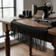 Fleco Decorativo 7 cm Negro decorativa — Sartoria Studio
