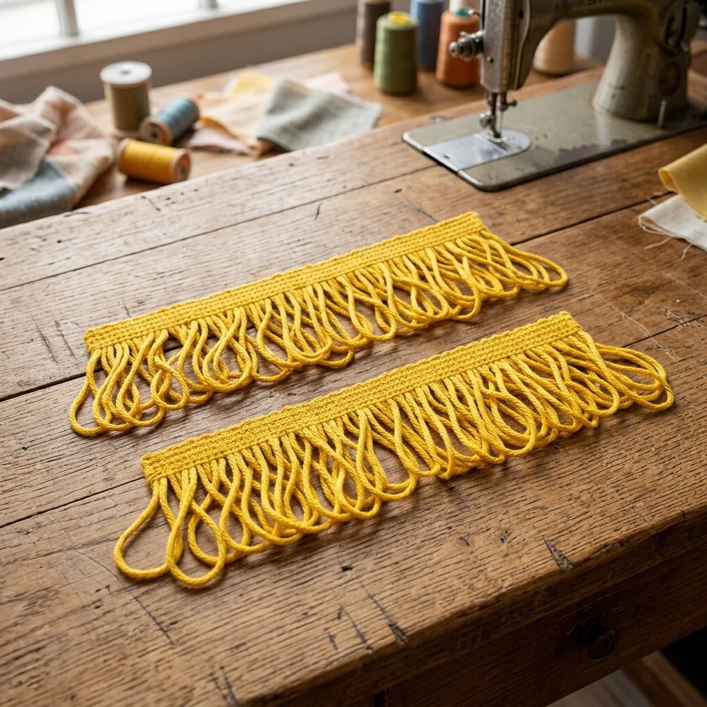 Fleco Redondo Amarillo 3.5cm x 10 Metros — Sartoria Studio